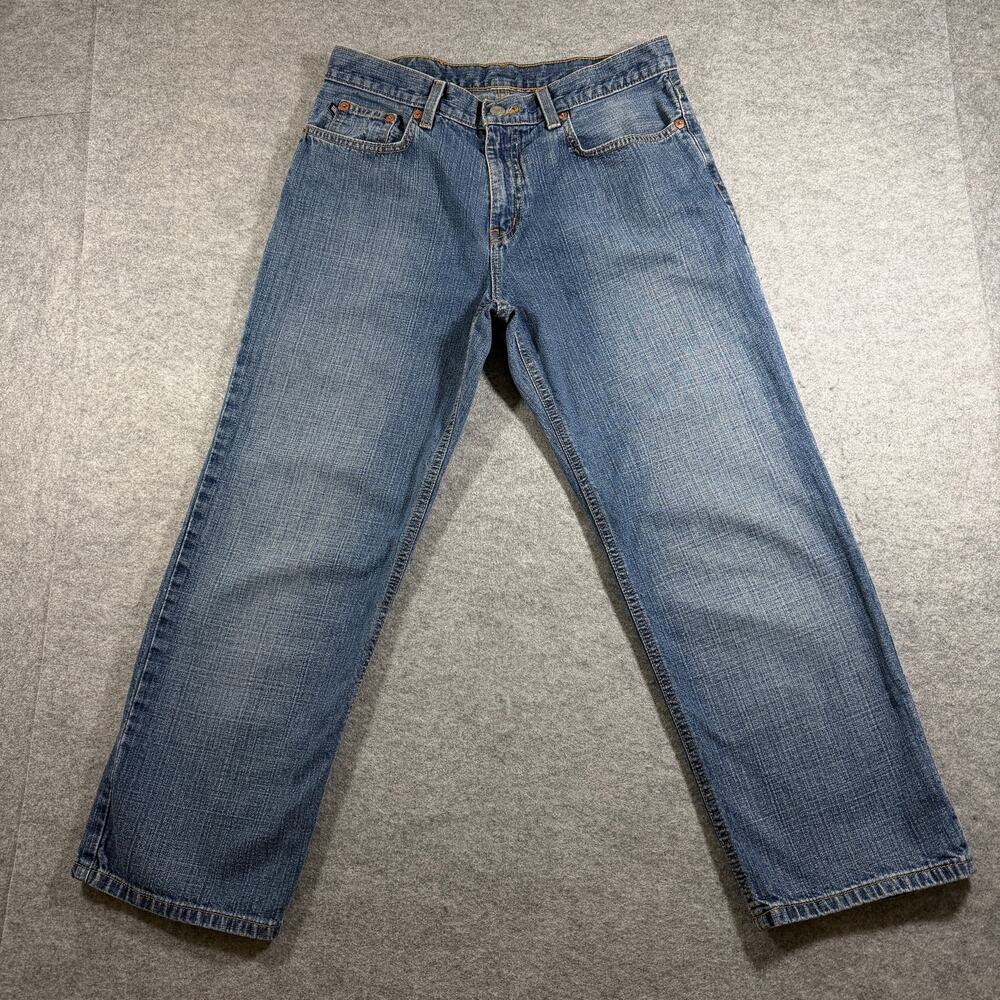 Vintage Polo Ralph Lauren Saturday Jean Womens 6 Cropped Blue Denim Cotton Jeans
